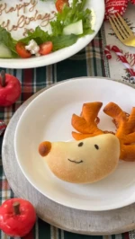 #トナカイパン
来週からレッスンスタート！
満席です。ありがとうございます。  #横浜パン教室 
#はまくま 
#はまくまパン 
#自宅パン教室 
#パン教室 
#パン作り好きな人と繋がりたい 
#かわいいパン
#クリスマスレッスン
#クリスマスのパン