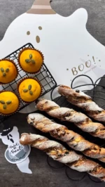 #happyhalloween🎃  ハロウィンレッスン毎回楽しかったです！  #横浜パン教室 
#はまくま 
#自宅パン教室 
#パン教室 
#ハロウィンレッスン